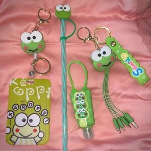 Keroppi Character Accessories Set
